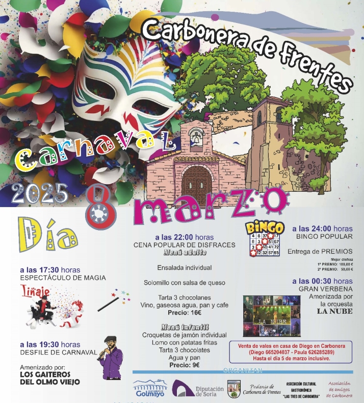 Carbonera de Frentes se prepara para un marat&oacute;n carnavalero este s&aacute;bado | Imagen 1