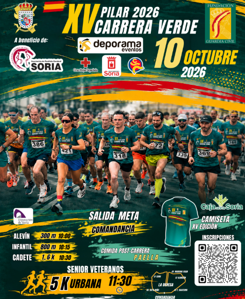 La Guardia Civil calienta motores para la XV edici&oacute;n de la Carrera Verde-Pilar | Imagen 1