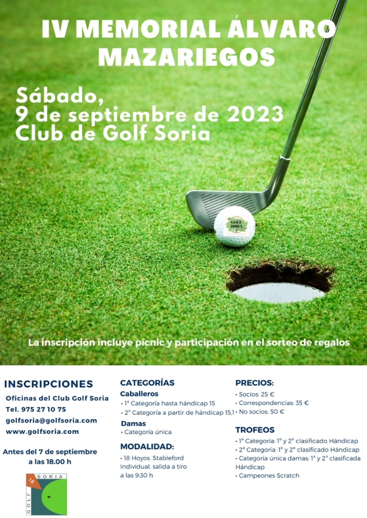 La IV edici&oacute;n del Memorial &Aacute;lvaro Mazariegos llega a Soria este septiembre  | Imagen 1