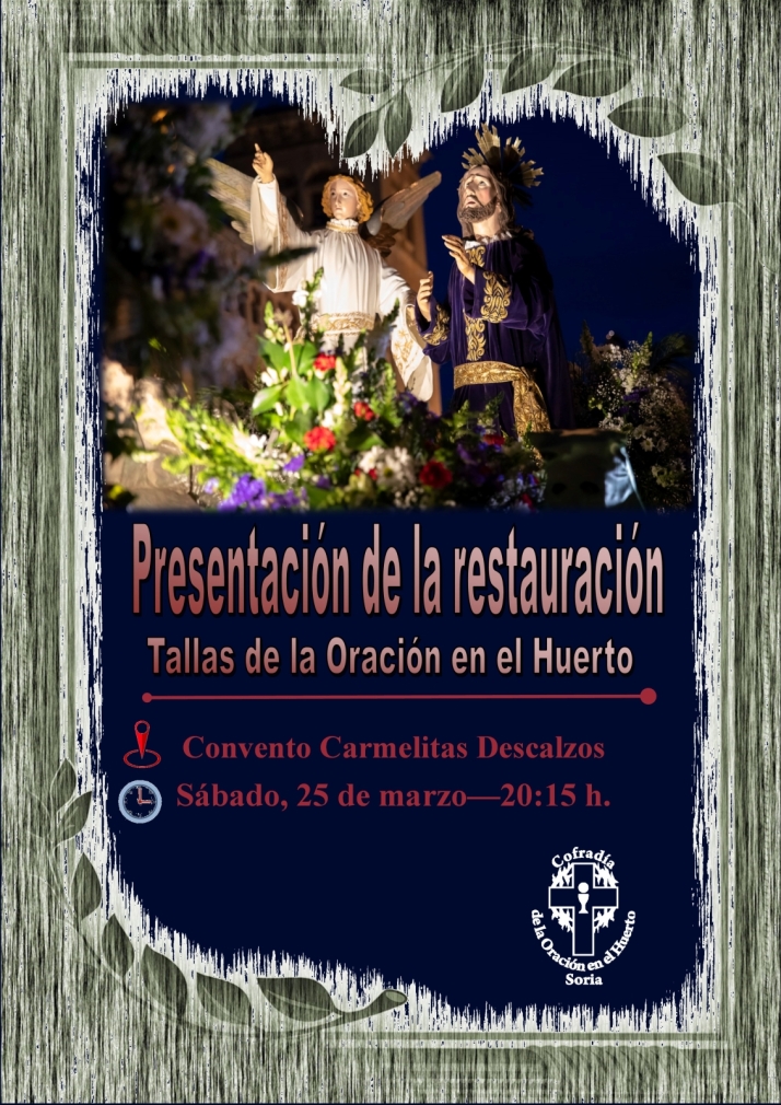 Las tallas del Cristo y del &Aacute;ngel de la Oraci&oacute;n en el Huerto ver&aacute;n la luz este s&aacute;bado | Imagen 1