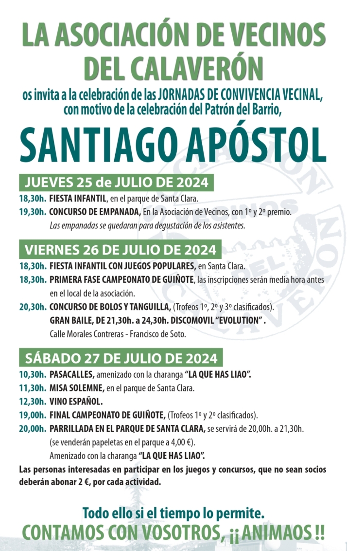 Programa de fiestas de El Calaver&oacute;n 2024 | Imagen 1