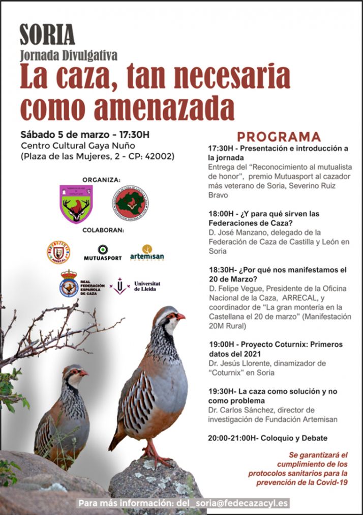 Soria se convertir&aacute; en el epicentro auton&oacute;mico de la caza el pr&oacute;ximo s&aacute;bado | Imagen 1