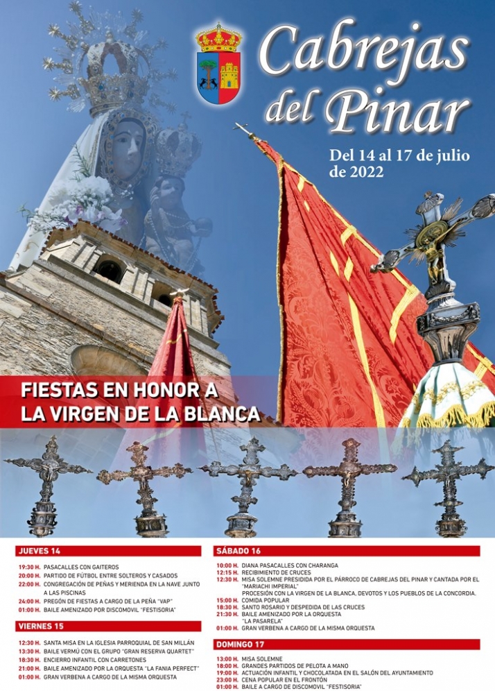 "Muchas ganas" en Cabrejas de festejar los d&iacute;as en honor a La Blanca | Imagen 1