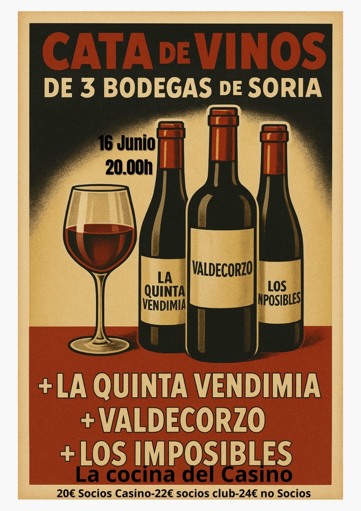 El lunes, nueva cata de vinos en el Amistad Numancia | Imagen 1