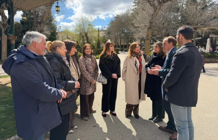 La alcladesa de Zaragoza respalda en Soria el proyecto de gesti&oacute;n del PP y pide concentrar el voto para garantizar estabilidad | Imagen 1