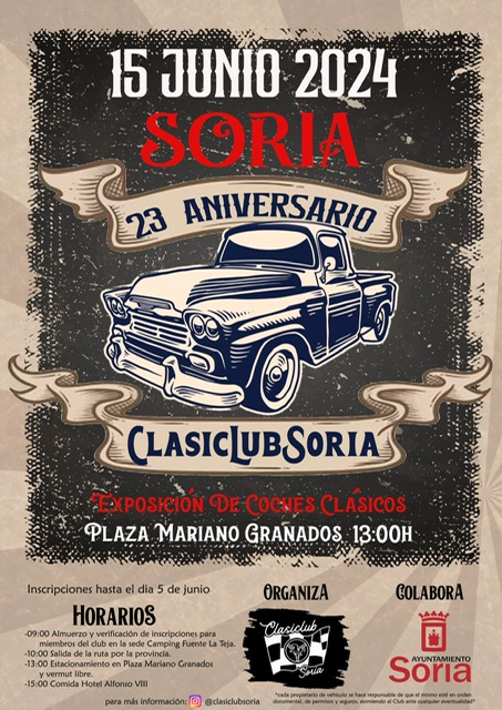 El 15 de junio, concentraci&oacute;n de coches cl&aacute;sicos en Soria y provincia | Imagen 1