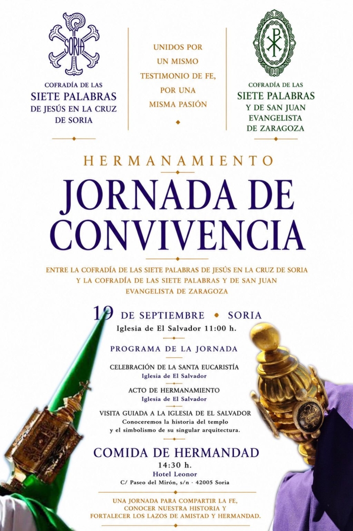 Sello de hermandad para las Siete Palabras de Soria y Zaragoza | Imagen 1
