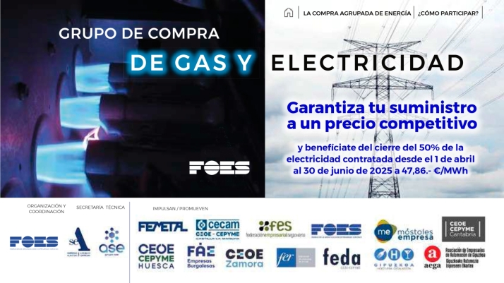FOES lanza una nueva compra agrupada de energ&iacute;a  | Imagen 1