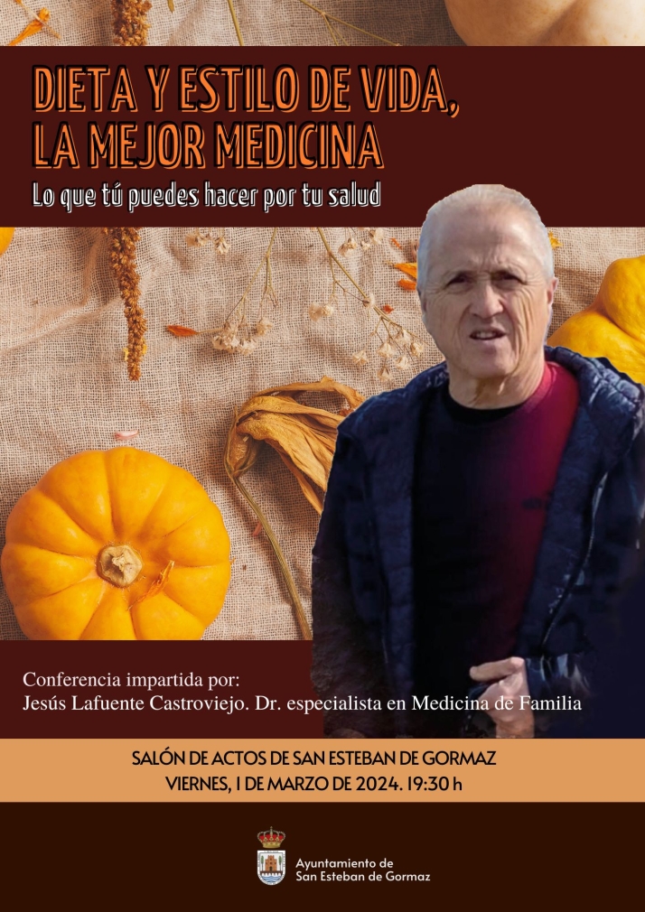 El viernes, conferencia en San Esteban sobre dieta y estilo de vida | Imagen 1