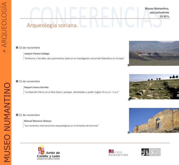 Tres conferencias en el Numantino este noviembre | Imagen 1