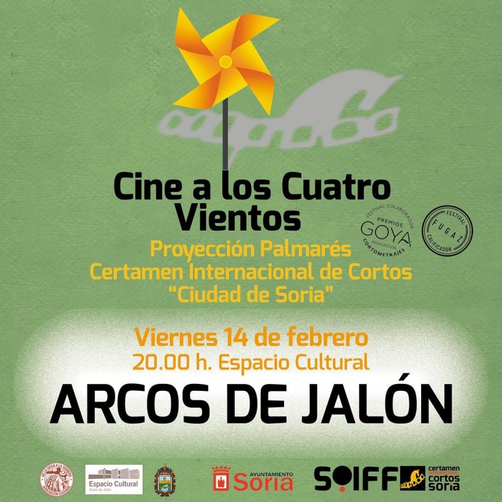 El Festival de Cortos de Soria llega esta tarde a Arcos de Jal&oacute;n | Imagen 1