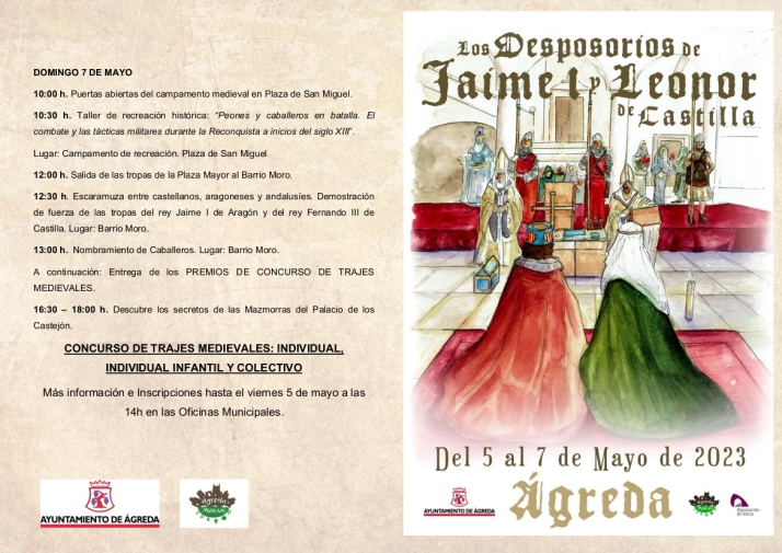 Estas son las actividades que se celebrar&aacute;n en &Aacute;greda con motivo de los Desposorios de Jaime y Leonor | Imagen 2