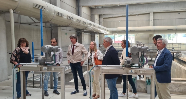 Concluyen las obras de la nueva depuradora de Soria y avanza el final de la construcci&oacute;n del t&uacute;nel emisario | Imagen 1