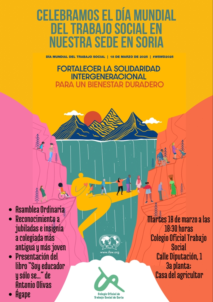 El Colegio Oficial de Trabajo Social de Soria celebra este martes el D&iacute;a Mundial de esta profesi&oacute;n  | Imagen 1