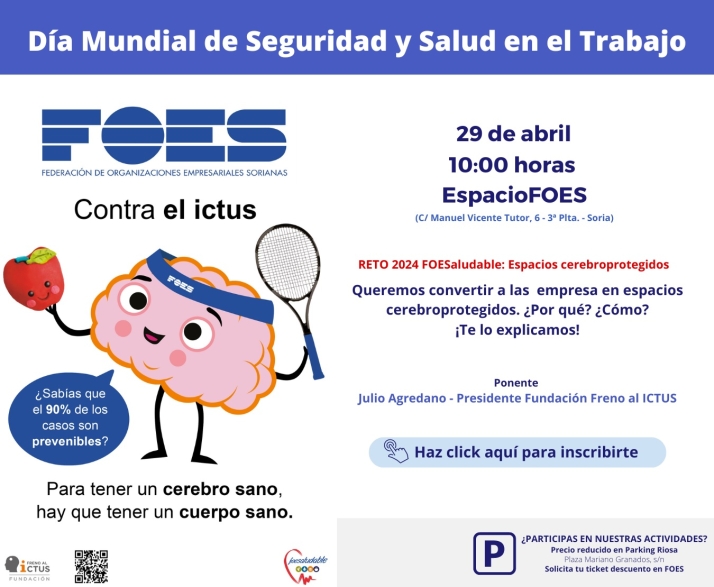 FOES presenta un nuevo proyecto para prevenir, identificar y responder ante los ictus en los centros de trabajo | Imagen 1