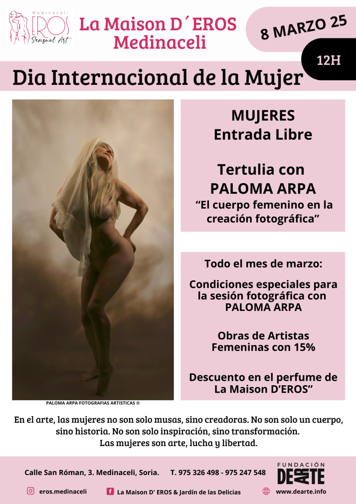 La Maison D' Eros celebra el D&iacute;a de la Mujer con una tertulia fotogr&aacute;fica  | Imagen 1