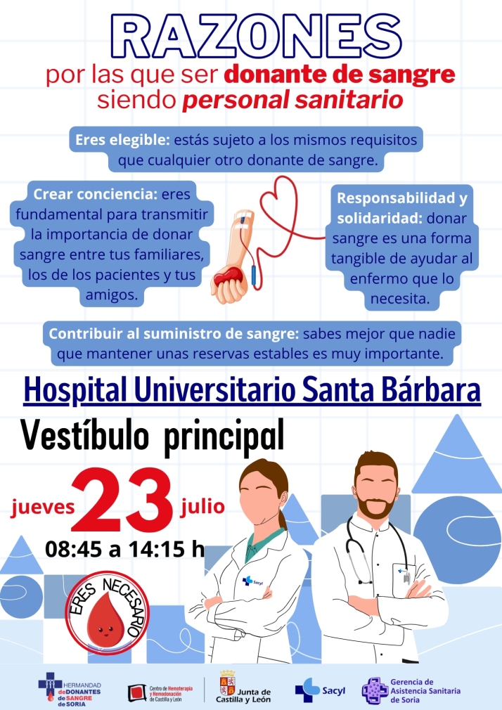 El Santa B&aacute;rbara urge a donar sangre del grupo A positivo | Imagen 1