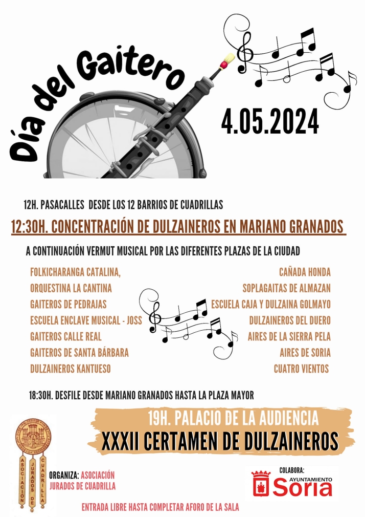 El s&aacute;bado, D&iacute;a del Gaitero en Soria | Imagen 1