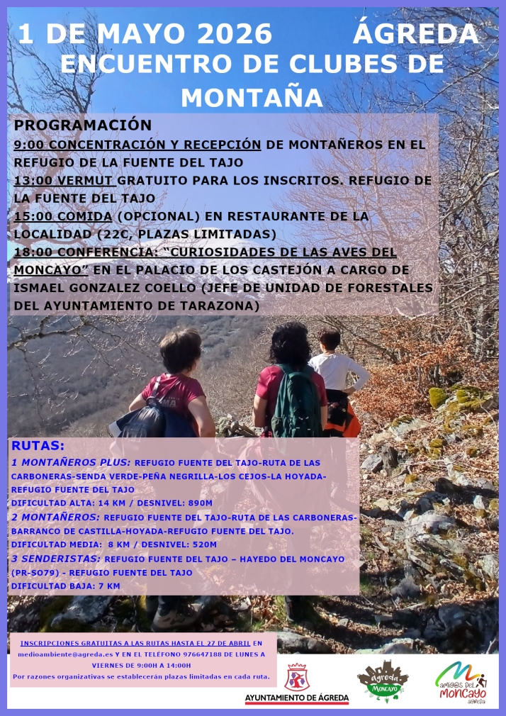 El Moncayo agredano reunir&aacute; a los amantes del senderismo con tres rutas y divulgaci&oacute;n ambiental | Imagen 1
