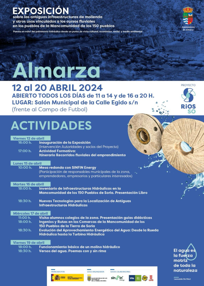 La Mancomunidad de los 150 Pueblos pone en valor en Almarza los usos de los cauces fluviales | Imagen 1