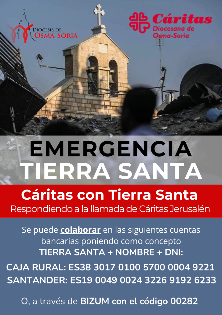 Campa&ntilde;a de emergencia 'C&aacute;ritas con Tierra Santa' tras la solicitud de apoyo de C&aacute;ritas Jerusal&eacute;n | Imagen 1
