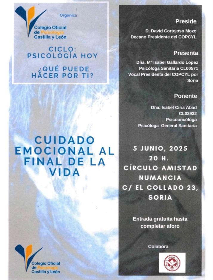 La atenci&oacute;n emocional en la tercera edad, a debate este jueves en el Casino | Imagen 1