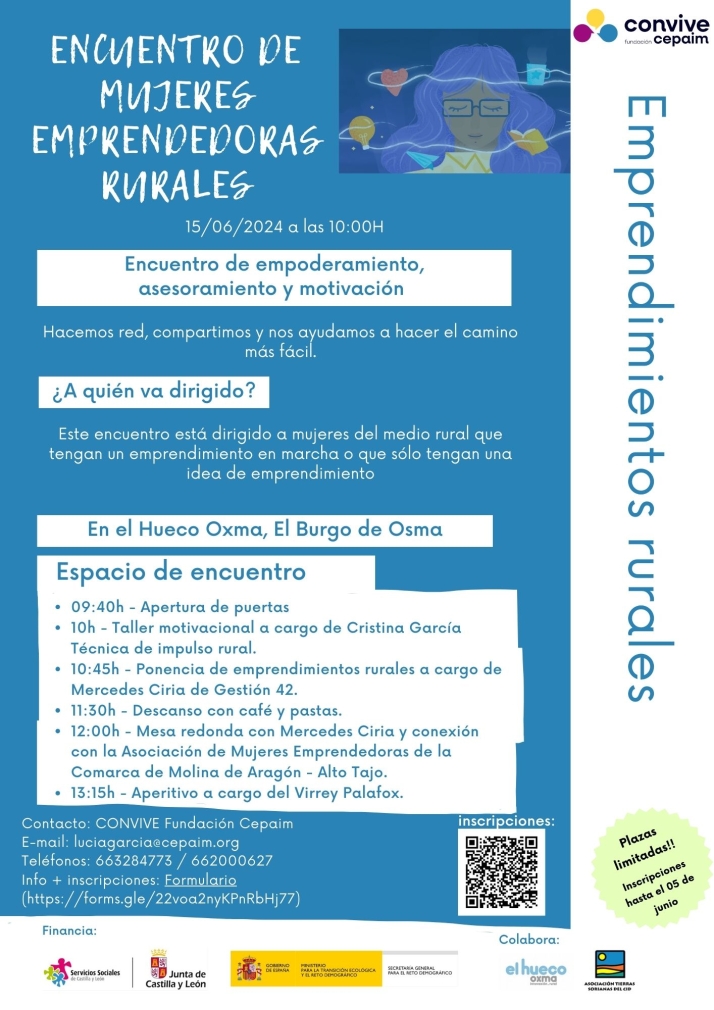 El Burgo acoger&aacute; encuentro para mujeres emprendedoras rurales organizado por Cepaim | Imagen 1
