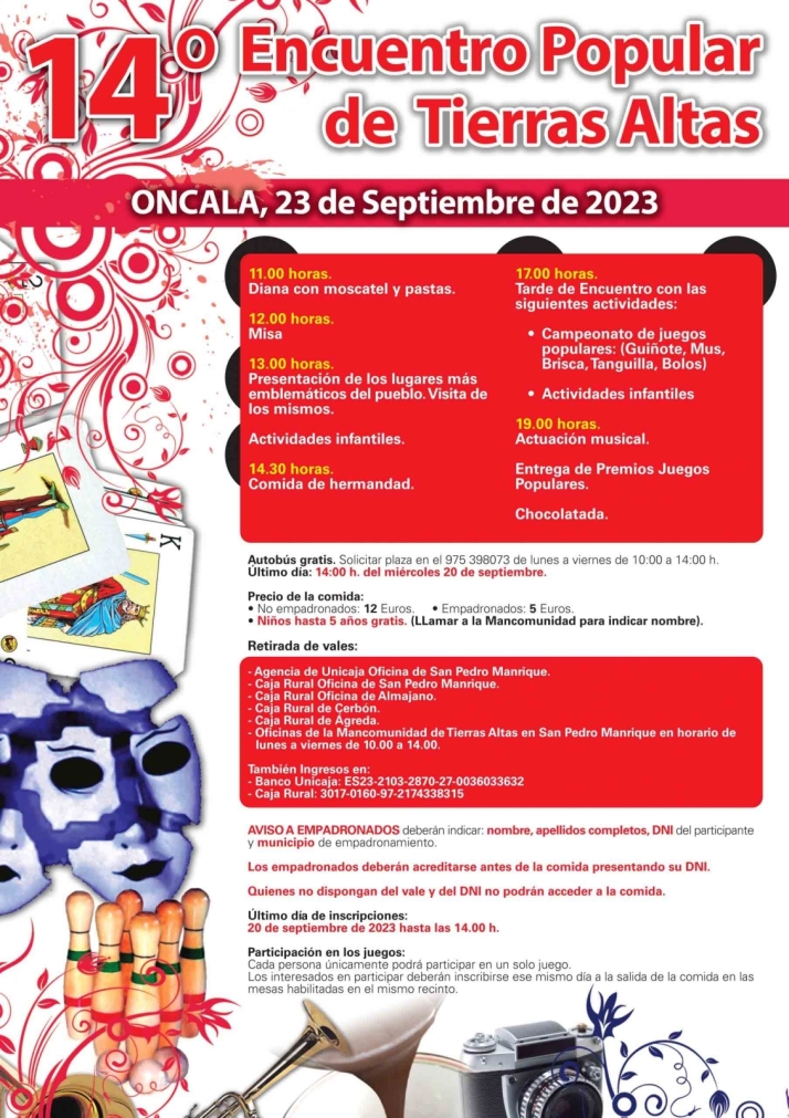 El s&aacute;bado 23, el Encuentro Popular de Tierras Altas | Imagen 1