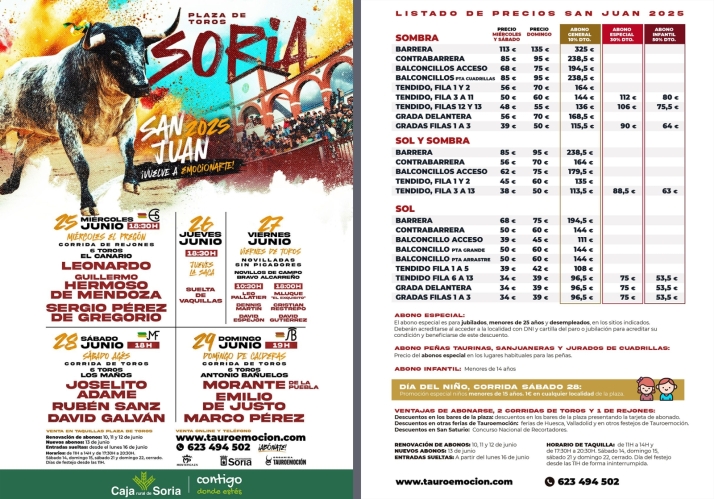 La renovaci&oacute;n de los abonos para la feria taurina de San Juan, este martes | Imagen 1