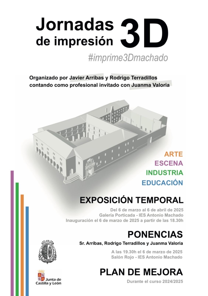 El IES Antonio Machado se sumerge en la impresi&oacute;n 3D con unas jornadas divulgativas | Imagen 1