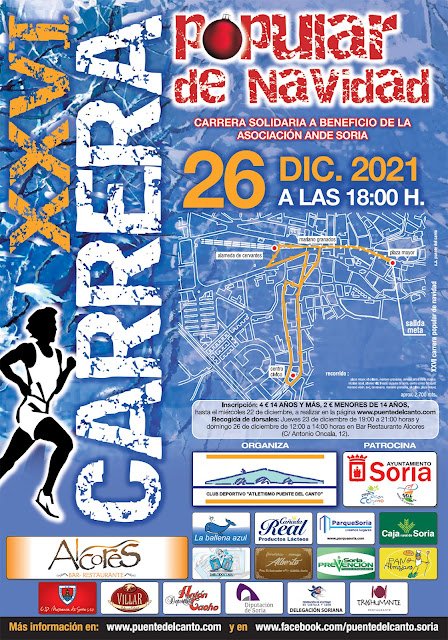 Abiertas las inscripciones para la Carrera Popular de Navidad de Soria | Imagen 1