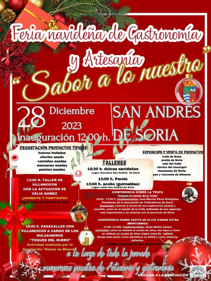 Este jueves, feria navide&ntilde;a en San Andr&eacute;s de Soria | Imagen 1