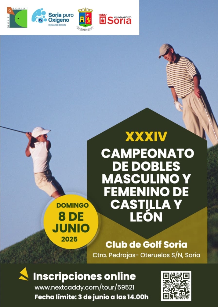 Abren las inscripciones para el Campeonato de Dobles de Castilla y Le&oacute;n en Golf Soria | Imagen 1