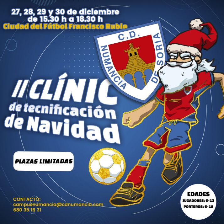 El Numancia presenta su II Cl&iacute;nic Navide&ntilde;o | Imagen 1