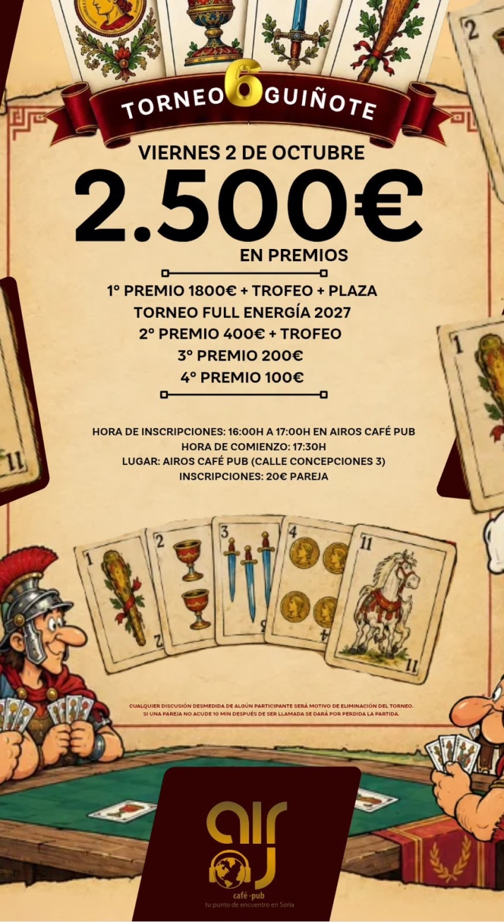 El pub Airos celebra su 6.&ordm; torneo de gui&ntilde;ote por San Saturio con 2 500 euros en premios | Imagen 1