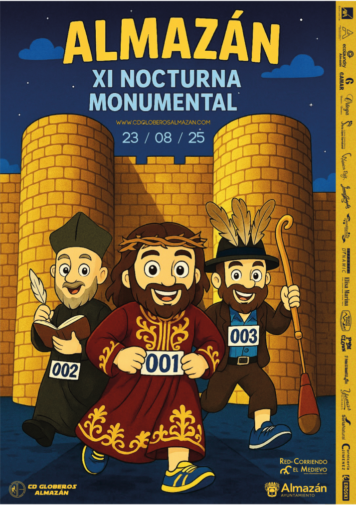 Correr de noche por Almaz&aacute;n: vuelve la Nocturna Monumental con carreras para toda la familia | Imagen 1