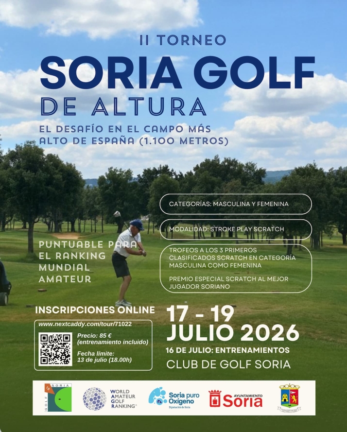 Abierto el plazo para participar en el II Torneo Soria Golf de Altura | Imagen 1