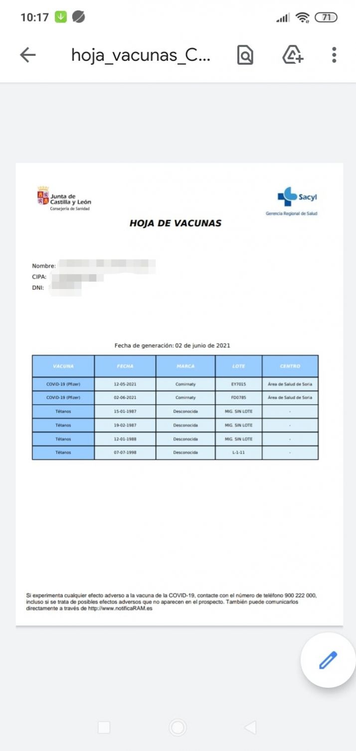 Cómo lograr el Certificado Covid en Castilla y León paso a paso | Imagen 9
