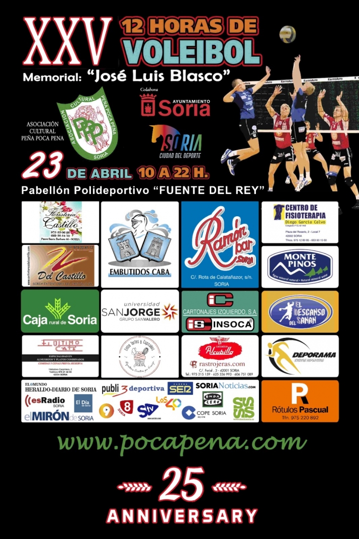 El Memorial &lsquo;Jos&eacute; Luis Blasco, 12 Horas de Voleibol&rsquo; regresa a Soria | Imagen 1