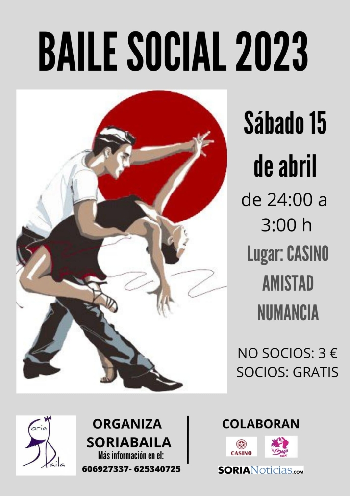 Los mejores bailes de sal&oacute;n de la provincia regresan al Casino con SoriaBaila | Imagen 1
