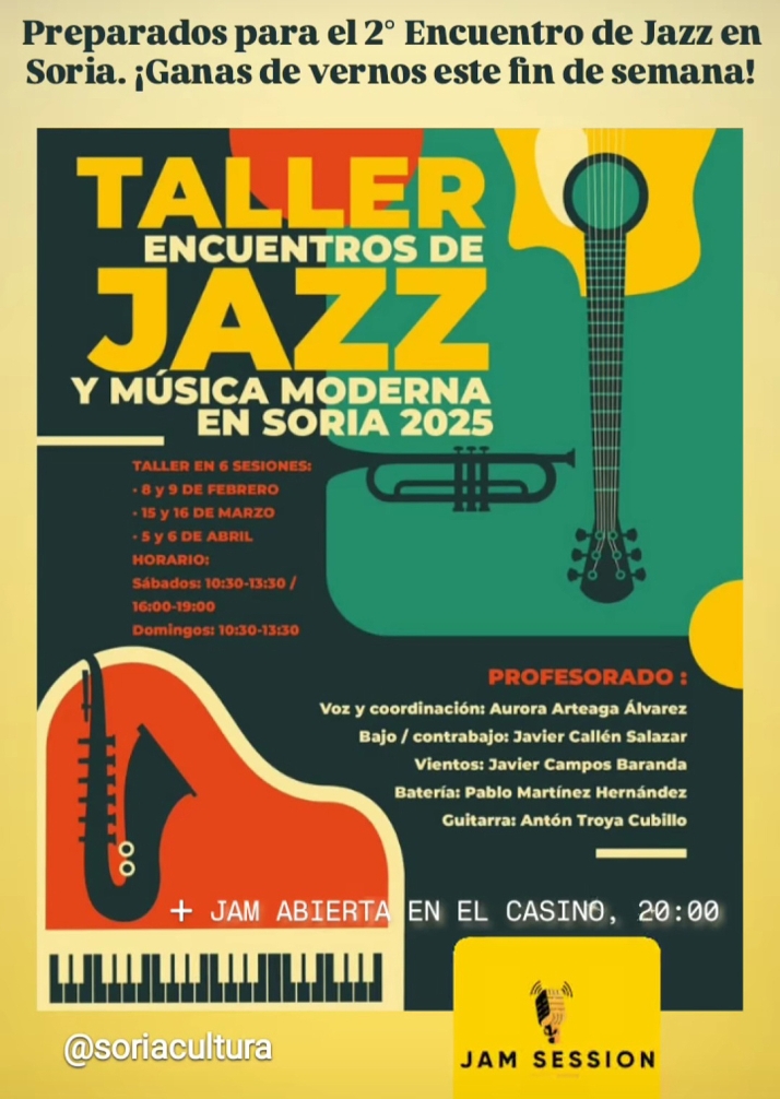 Este s&aacute;bado, Jam Session de Jazz y m&uacute;sica moderna en el Casino | Imagen 1