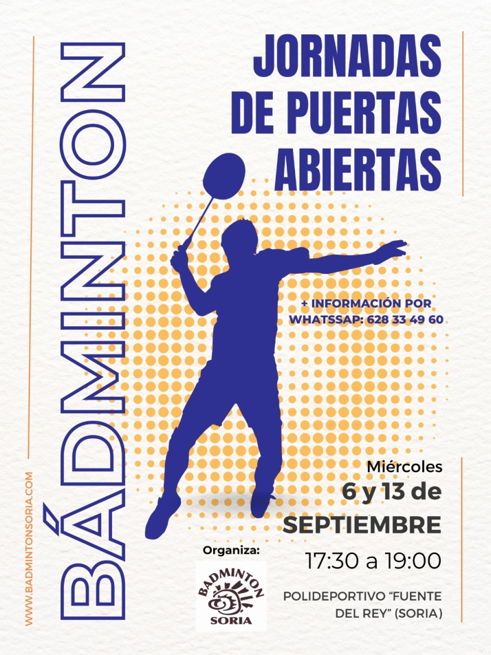 Jornadas de puertas abiertas en el Club B&aacute;dminton Soria | Imagen 1
