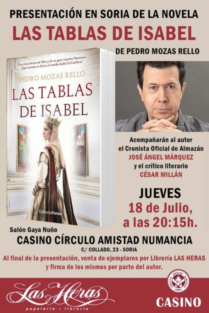El jueves, presentaci&oacute;n de un nuevo t&iacute;tulo de novela hist&oacute;rica en el Casino | Imagen 1