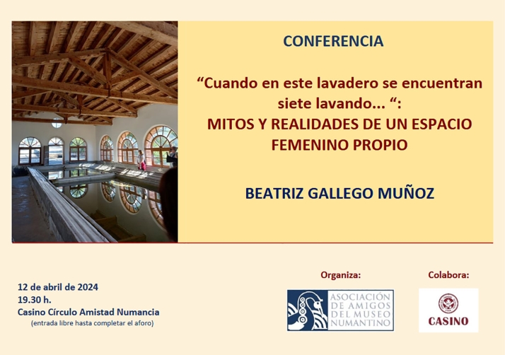 Este viernes, charla en el Casino sobre los lavaderos p&uacute;blicos | Imagen 1