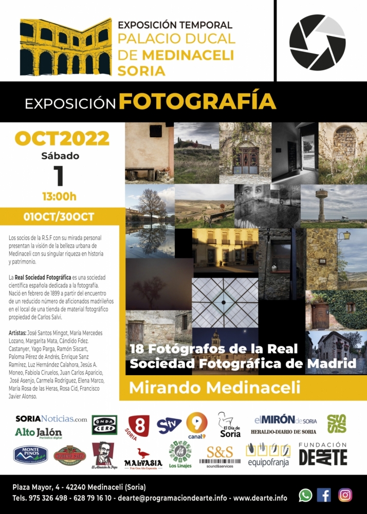 La Fundaci&oacute;n DEARTE y la RSF estrenan este s&aacute;bado la exposici&oacute;n 'Mirando Medinaceli' | Imagen 1