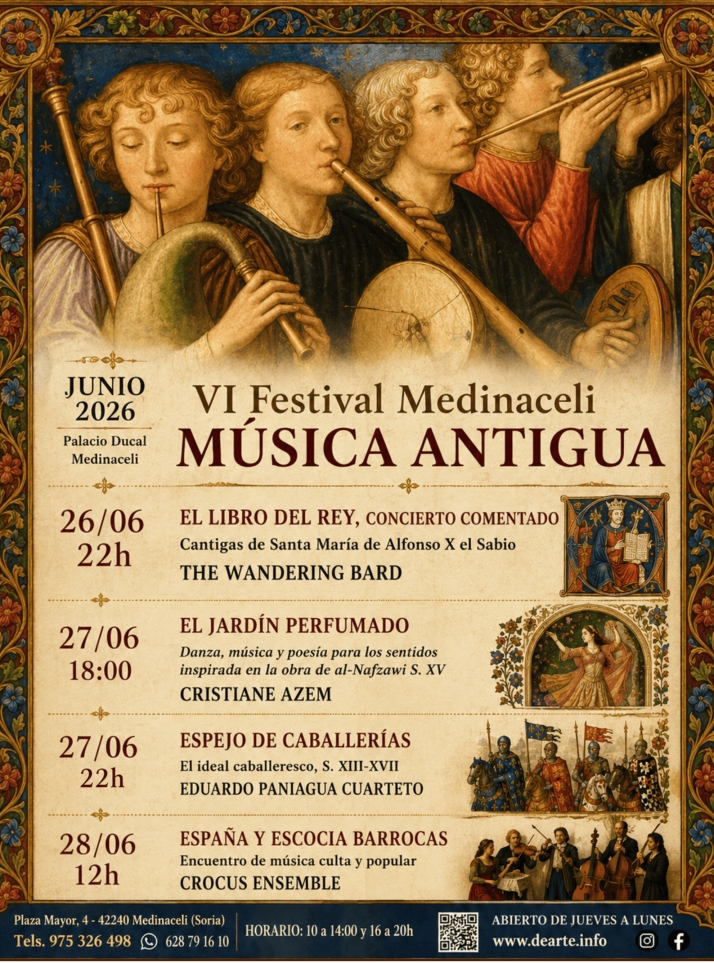 De las Cantigas de Alfonso X al barroco escoc&eacute;s en el Palacio Ducal de Medinaceli | Imagen 1