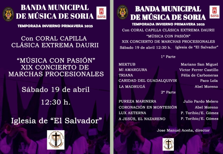 Este s&aacute;bado, el concierto de marchas procesionales en El Salvador | Imagen 1