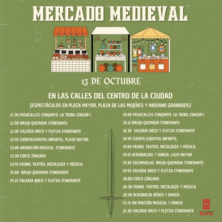 As&iacute; ser&aacute;, a partir de este jueves, el Mercado Medieval de Soria | Imagen 2
