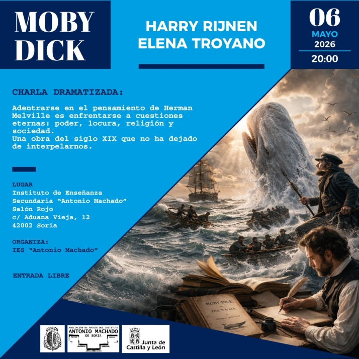 La locura y el poder de 'Moby Dick' toman el Sal&oacute;n Rojo del IES Antonio Machado | Imagen 1