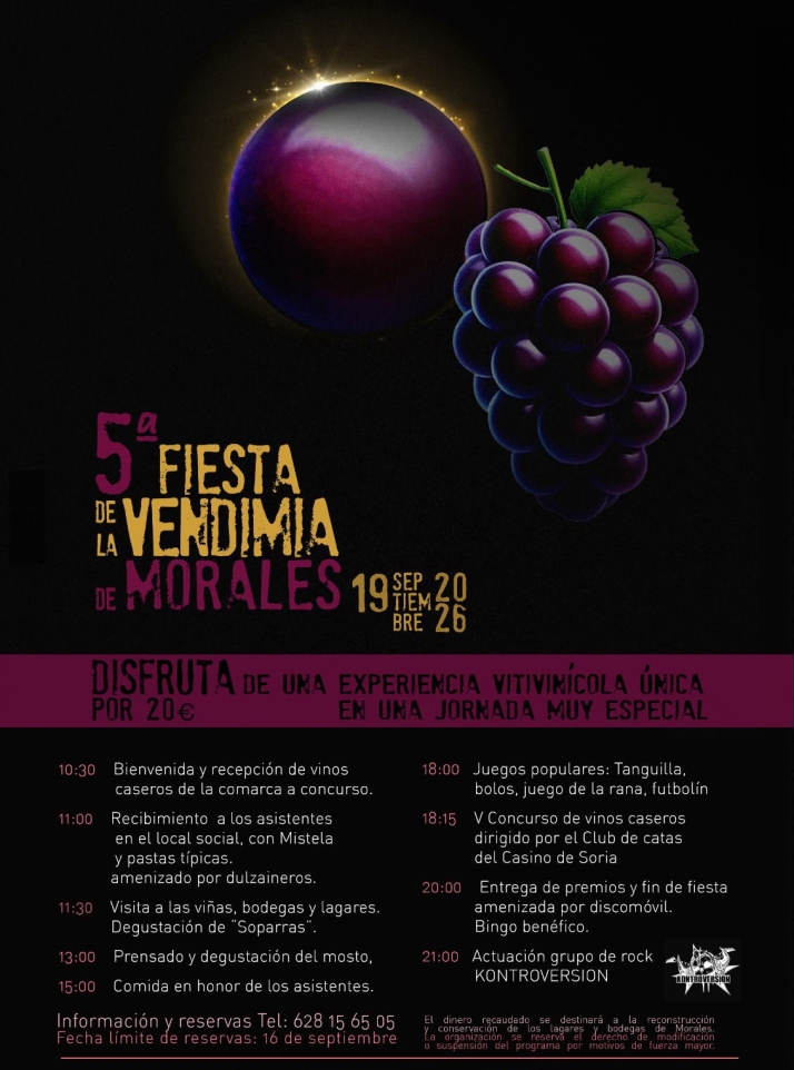 La Fiesta de la Vendimia de Morales recaudar&aacute; fondos para recuperar sus bodegas | Imagen 1